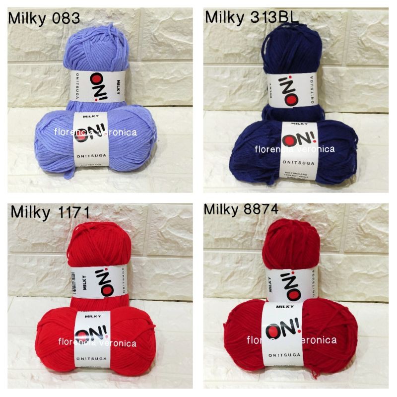 Milky Onitsuga/ Milk Cotton Yarn 5Ply