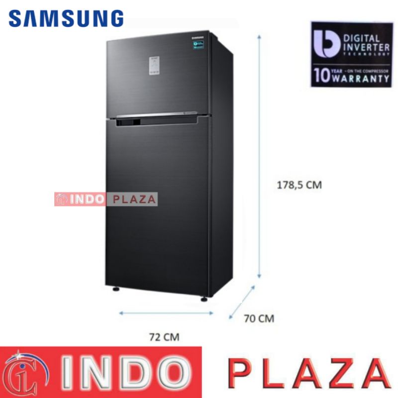 KULKAS SAMSUNG 2 Pintu RT53K6231BS/SE TWIN COOLING PLUS DIGITAL INVERTER 528 L