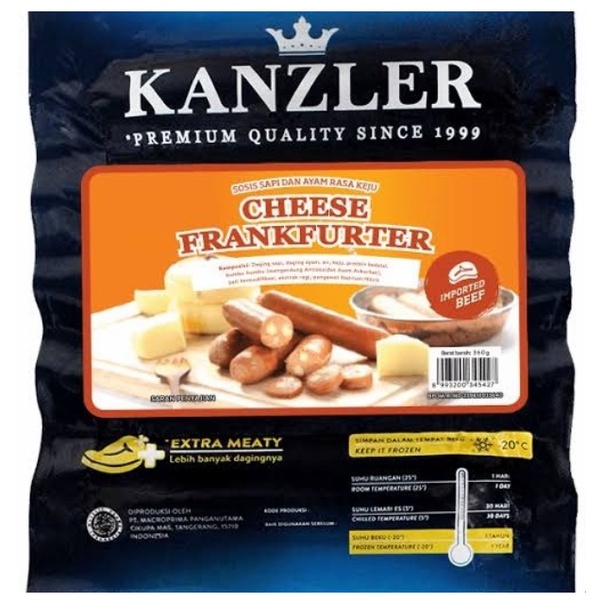 

Kanzler Sosis Cheese Frankfurter