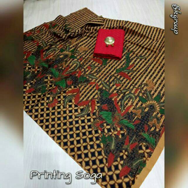 Batik printing soga