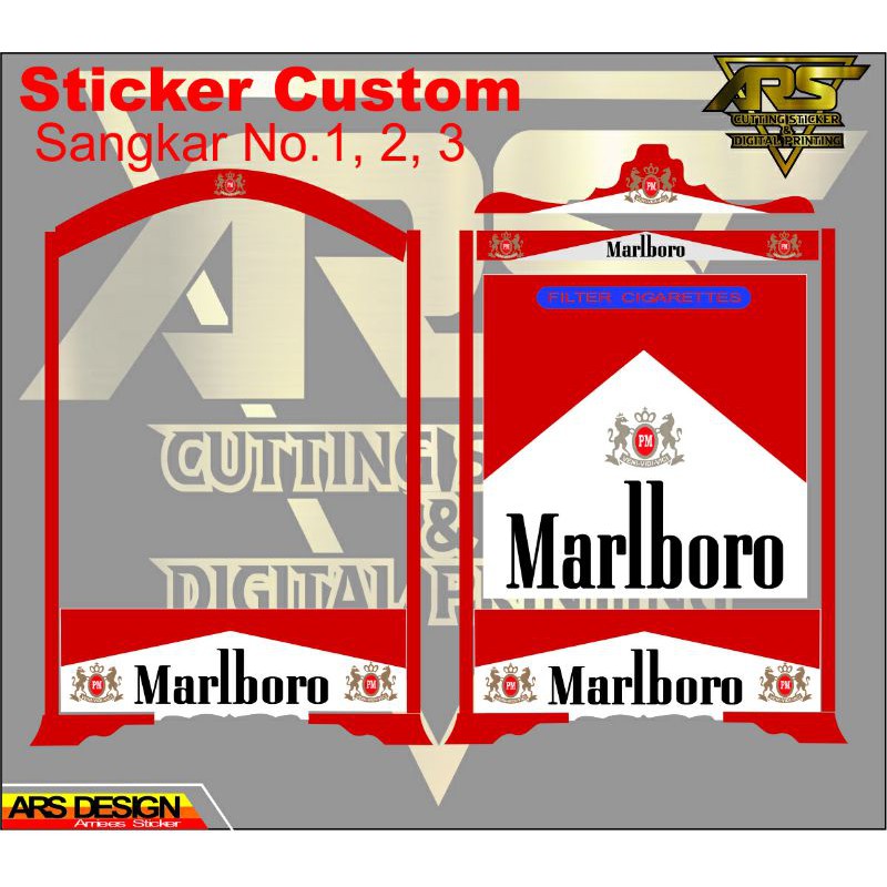 Sticker sangkar burung - kotak kosan custom - Decal sangkar