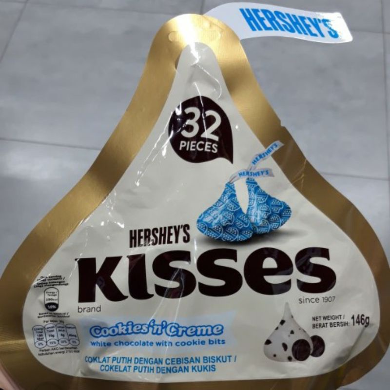 

Hershey hersheys hershey's kisses gr pieces / Milk Almonds / Coklat Chocolate Valentine Day 32 pices