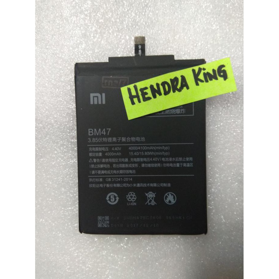 Baterai xiaomi Redmi 3 BM47 / BM 47 ori | Baterai Tablet