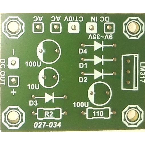 Pcb Regulator Lm317 1.2A Nivic00 Ayo Beli