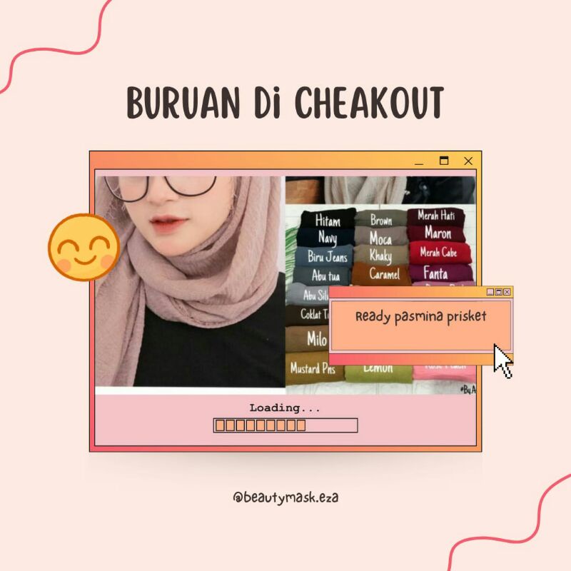 PASHMINA CRINKLE SHAWL PREMIUM / JILBAB PASMINA CRINKLE /