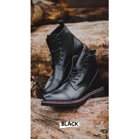 Sepatu Boots Kulit Asli - VIGOS Titan Series