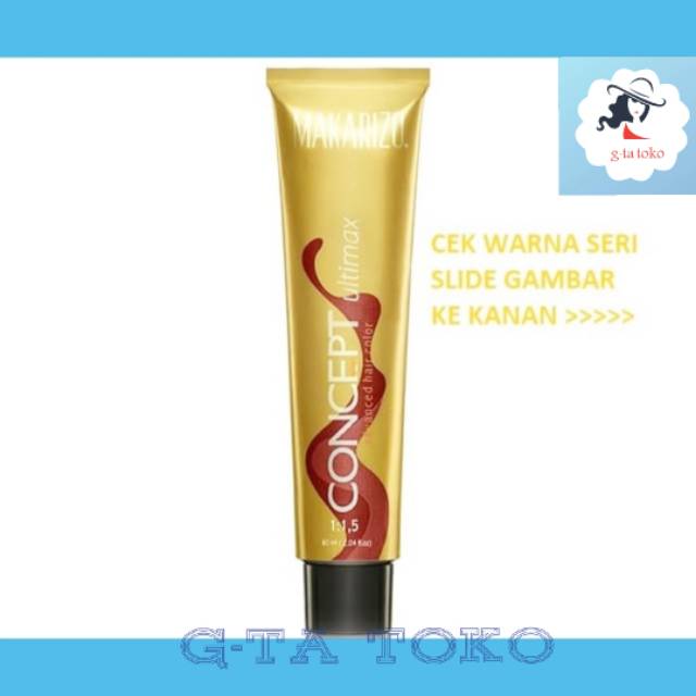Makarizo Cat Rambut Concept ULTIMAX 60ml / 90ml