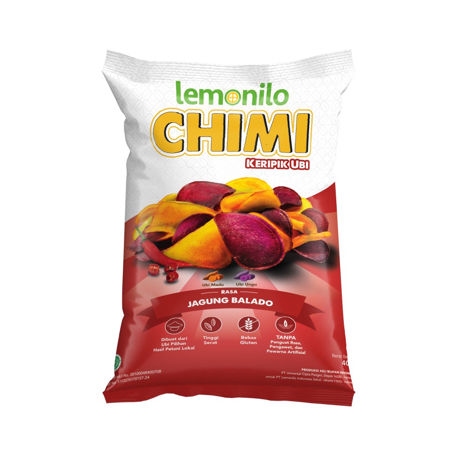 

Lemonilo Chimi Ubi Keripik Jagung Balado