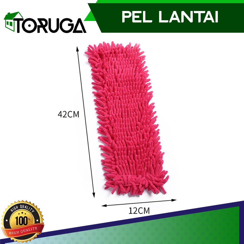 Pel Lantai Cendol Microfiber Stainless Alat Pel Sapu Lantai Magic Fiber Clean