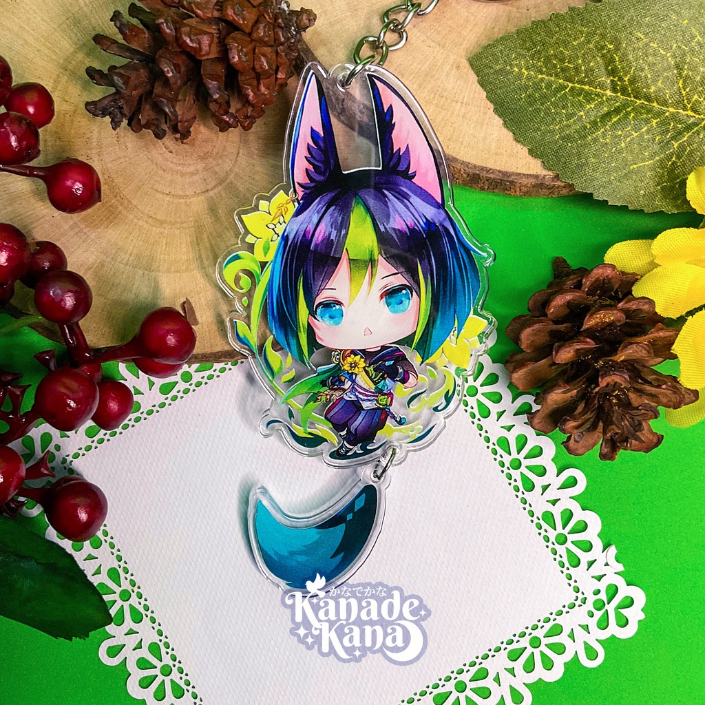 Genshin Impact Keychain & Sticker - Tighnari