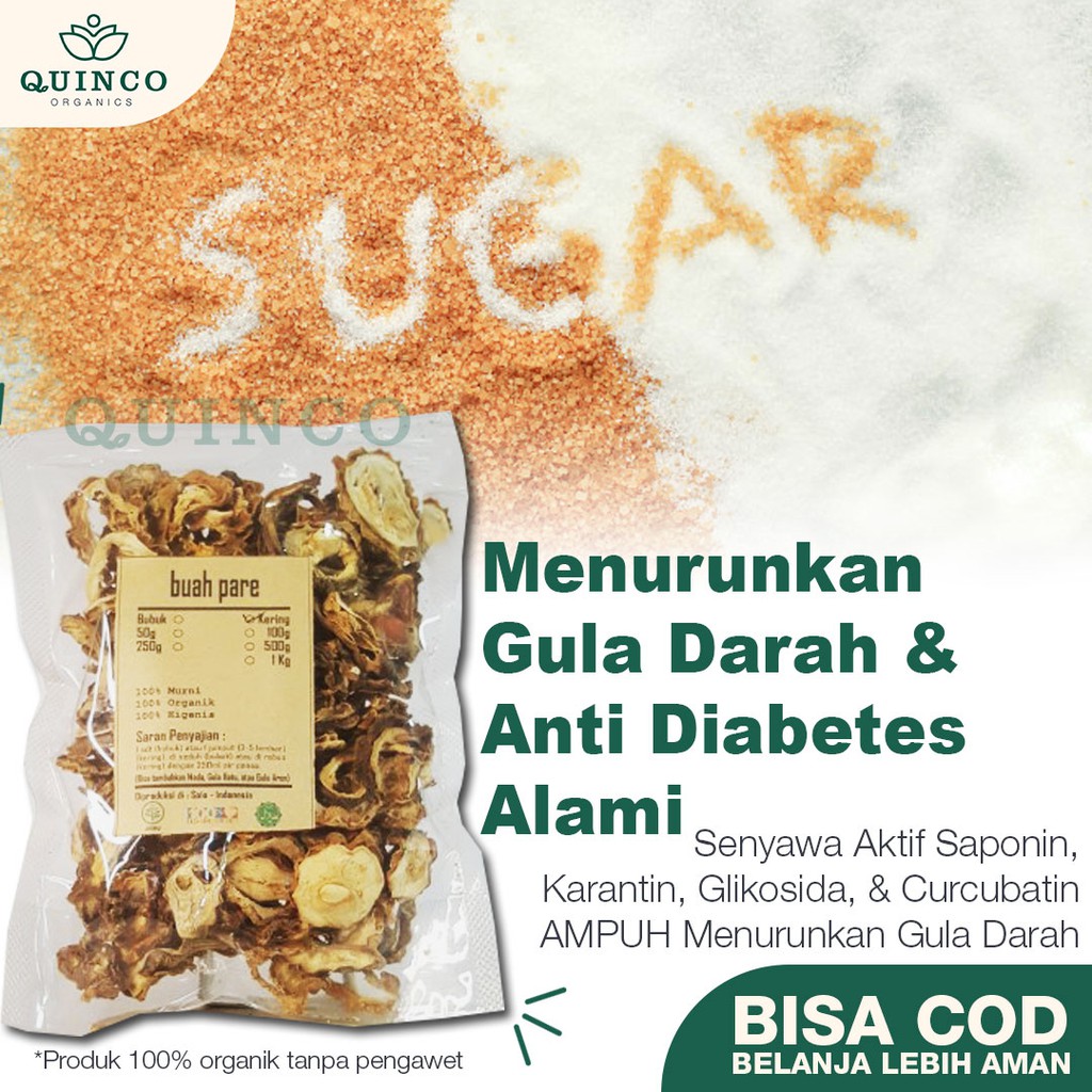 

Buah Pare Kering Asli 100 gr Organik Murni Segar Organic Makanan Instan Daya Tahan Tubuh Herbal R142