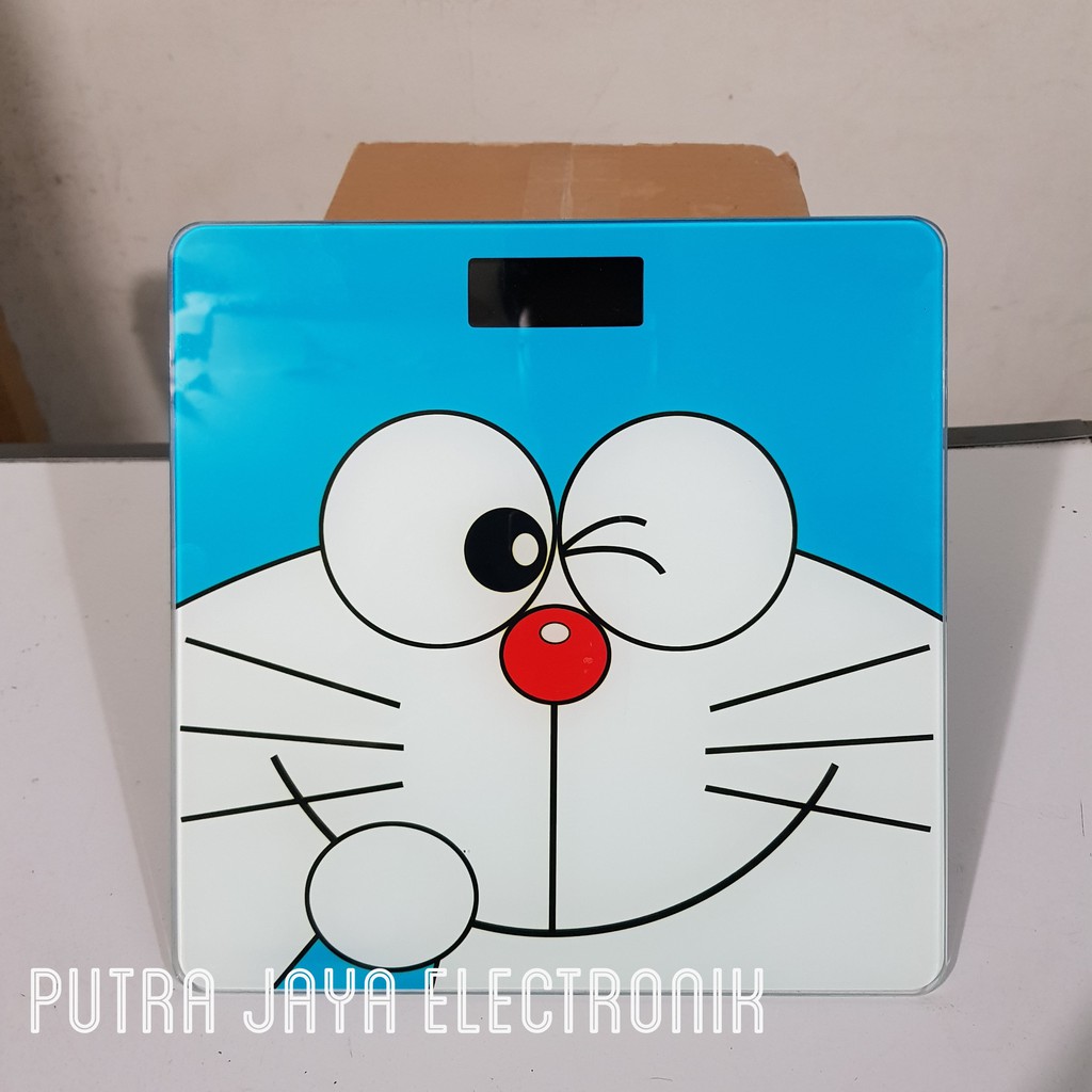 TIMBANGAN BADAN KARAKTER SUPSCALE CARTOON KARTUN DORAEMON / HELLO KITTY