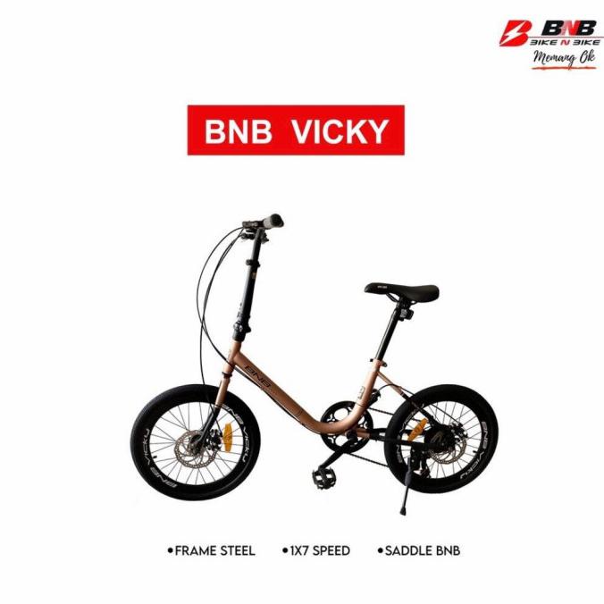 Sepeda Anak Dan Dewasa Bnb Vicky Ukuran 20 Inch Paradilachandra5