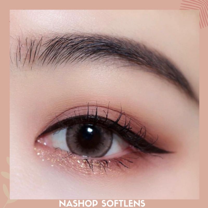 SOFTLENS EOS LUNA NATURAL ALMOND ORIGINAL BISA BEDA MINUS KANAN KIRI
