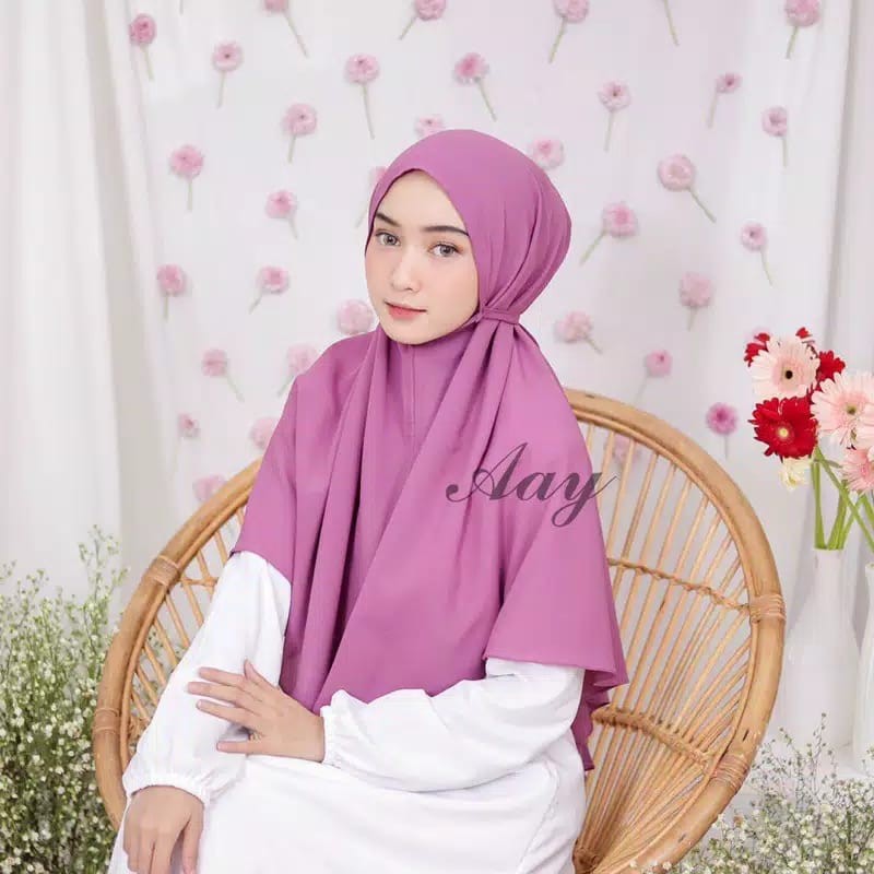 BERGO MARYAM JILBAB BERGO TALI SIMPEL NON PET HIJAB KERUDUNG MARYAM MURAH-2