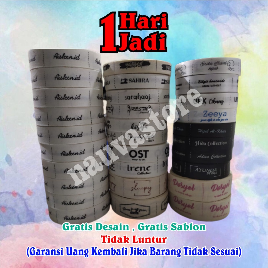 

Label Katun / Label Hijab / Label baju / Label Pakaian / Label Konveksi Sablon Custom