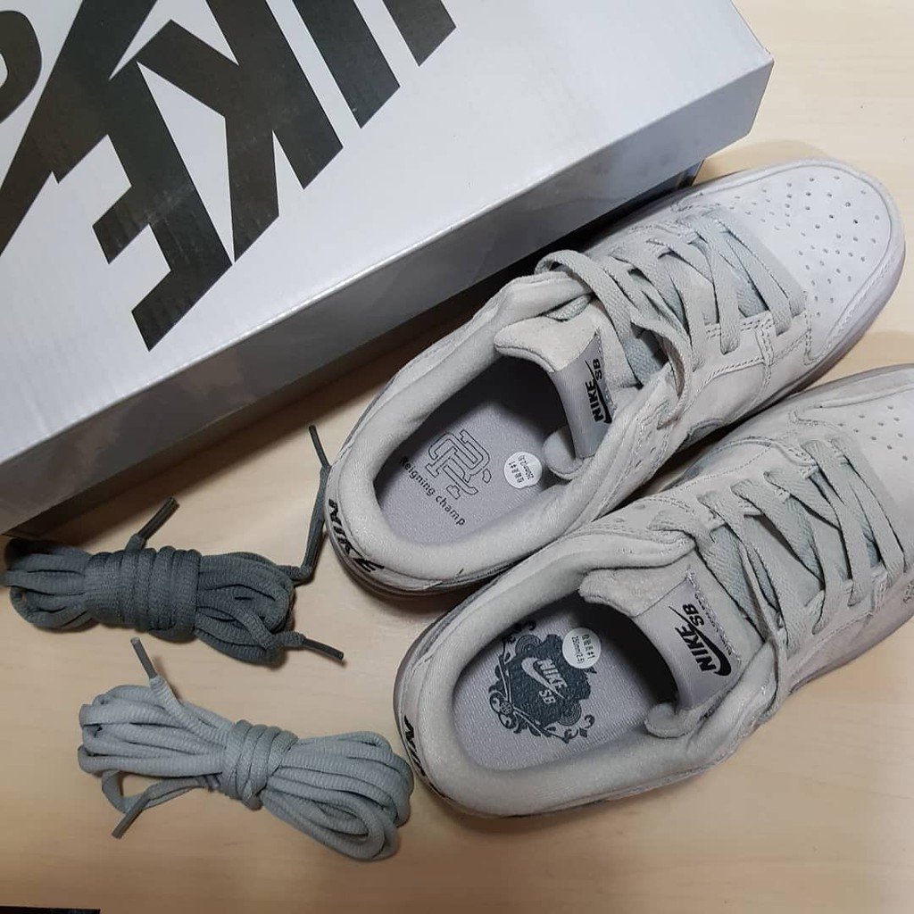 Nike SB Dunk Low Suede Grey Reigning Champ