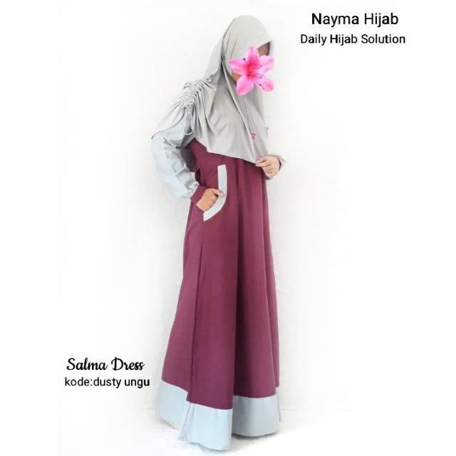 Salma Dress / daily dress / gamis murah