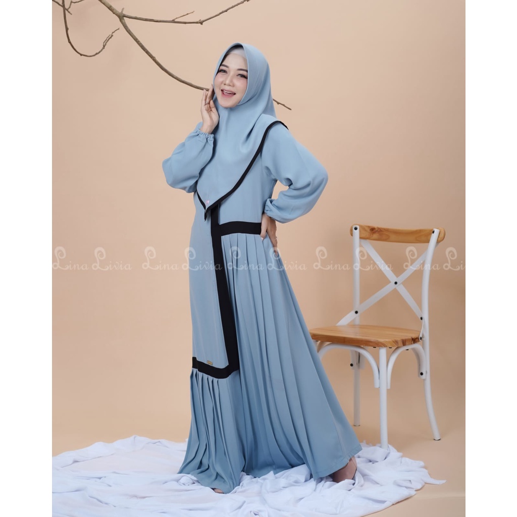 Linalivia Hijab - gamis qiara 4 set