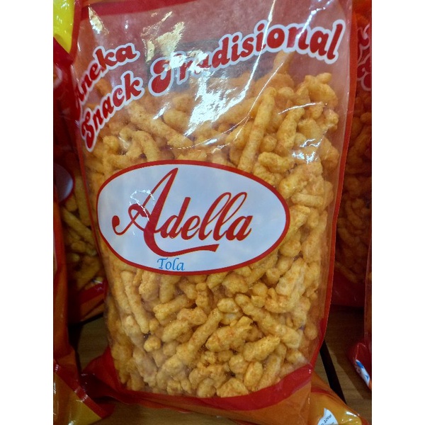 

Snack twis balado Jagung ADELLA kemasan 400gr