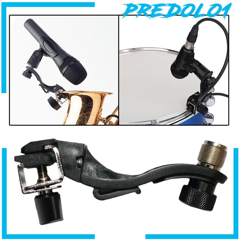 Drum Mic Clamp Clip On Drum Rim Adjustable Mount for Microphone Accessories