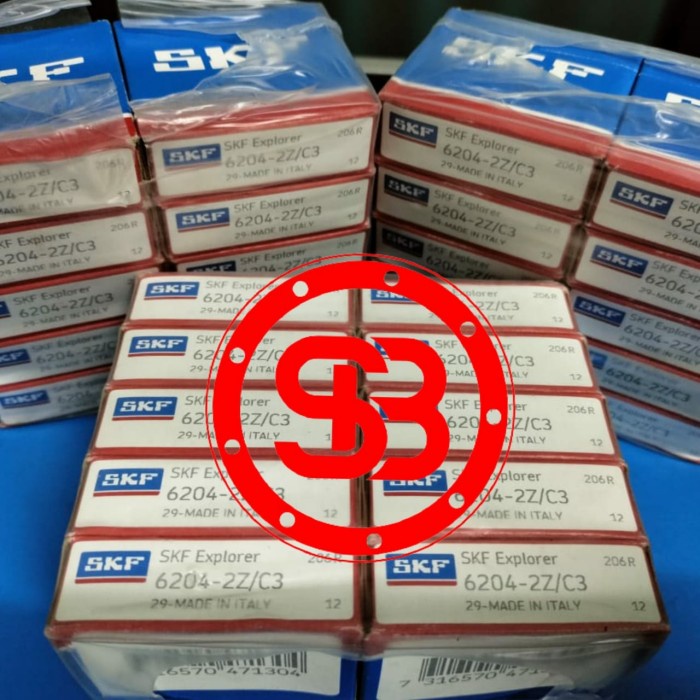 Bearing / Laker / Laher 6204 ZZ / 6204 ZZ C3 SKF ORIGINAL