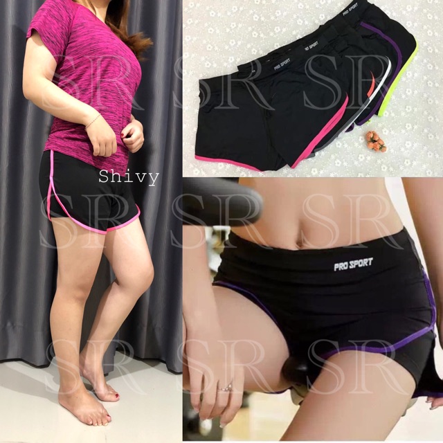 BARU!! CELANA PENDEK OLAHRAGA IMPORT SENAM GYM HOTPANTS FITNESS WANITA MURAH GROSIR ECER