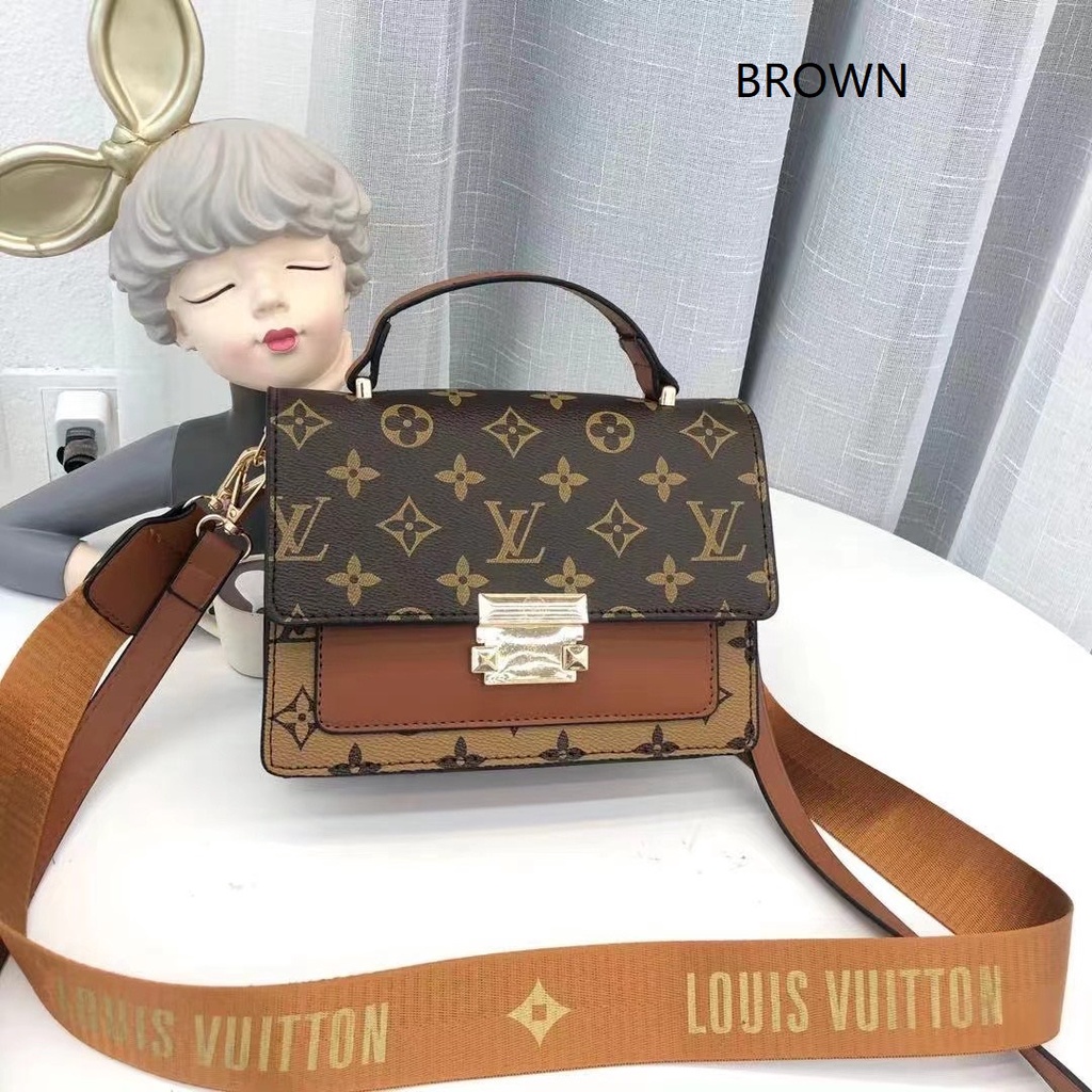 BJ66646 - BEIGE/BLACK/BROWN/COFFEE - TAS SLEMPANG WANITA FASHION IMPORT MODIS ELEGAN TERMURAH TERLARIS TERBARU BAGSTORE JAKARTA TAS BATAM ZC6646