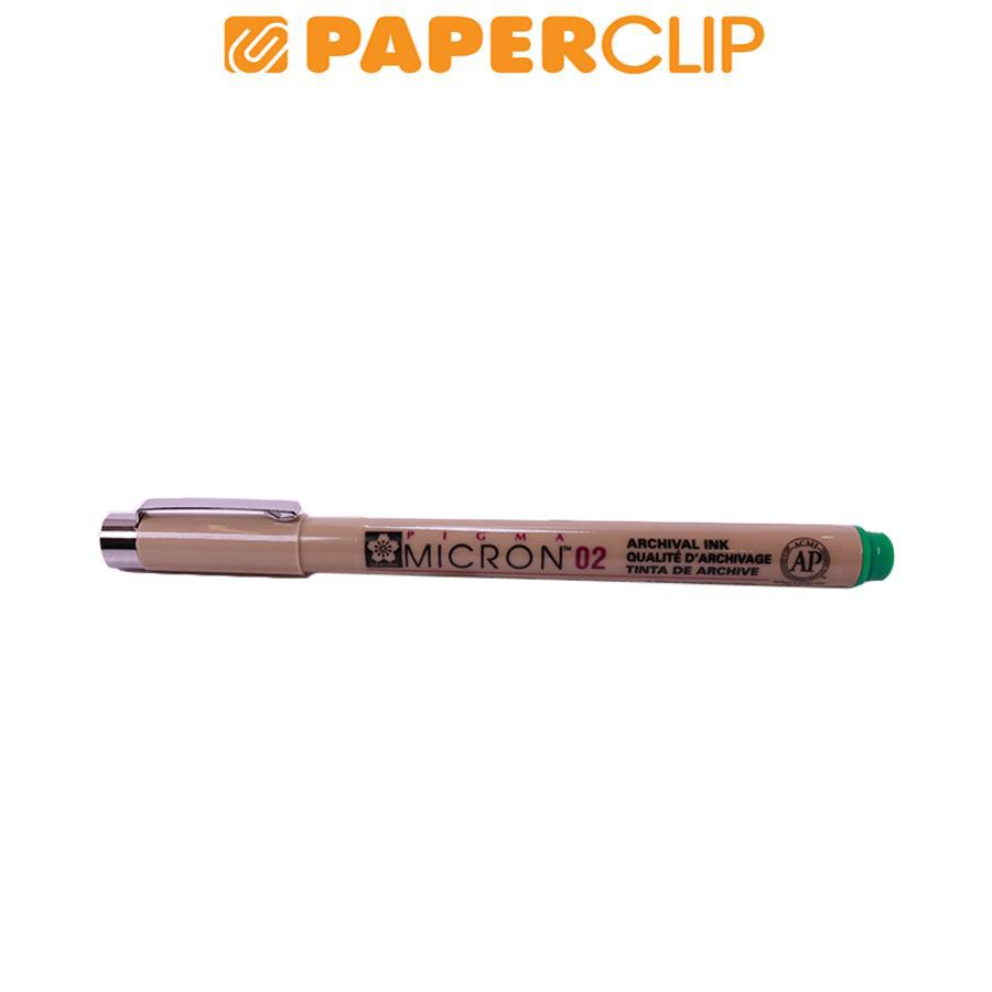

BALLPOINT SAKURA PIGMA MICRON 02 GREEN