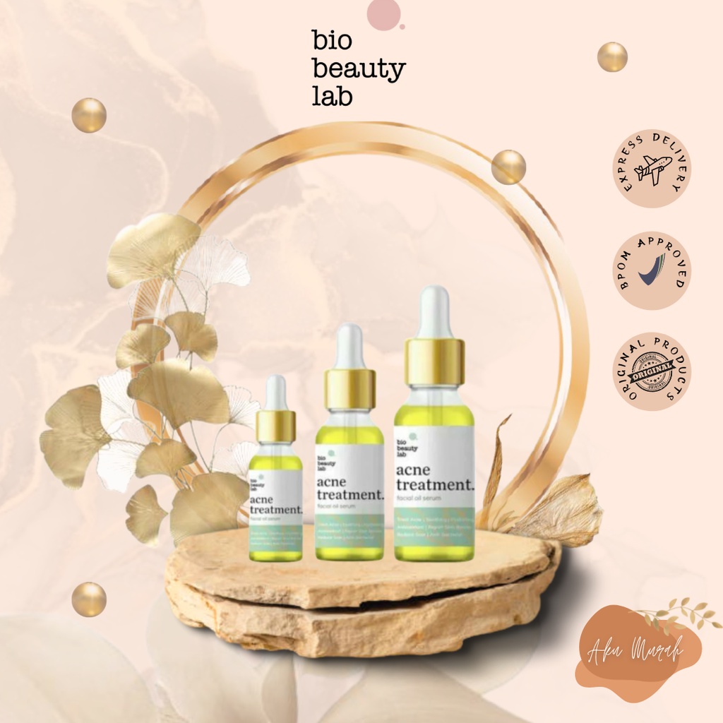✨ AKU MURAH ✨[BARANG SALE L.3] Bio Beauty Lab - Bundle Acne Treatment Facial Oil 5 ML | 10 ML
