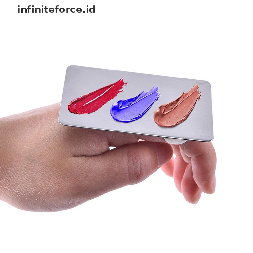 (infiniteforce.id) Cincin Palet Bahan Stainless Steel Untuk Makeup