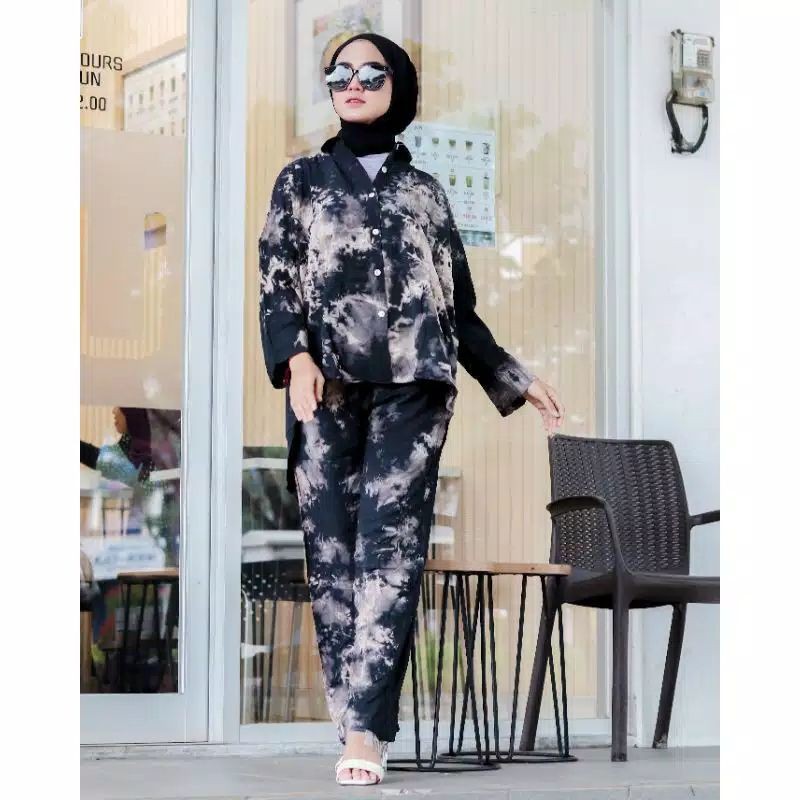 (JUMBO) BASIC TIEDYE SET DAILYSET ONESET TIE DYE SETELAN ONE SET