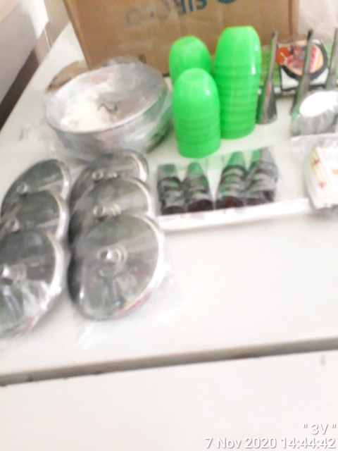 6 Pcs Tutup Gelas Stainless