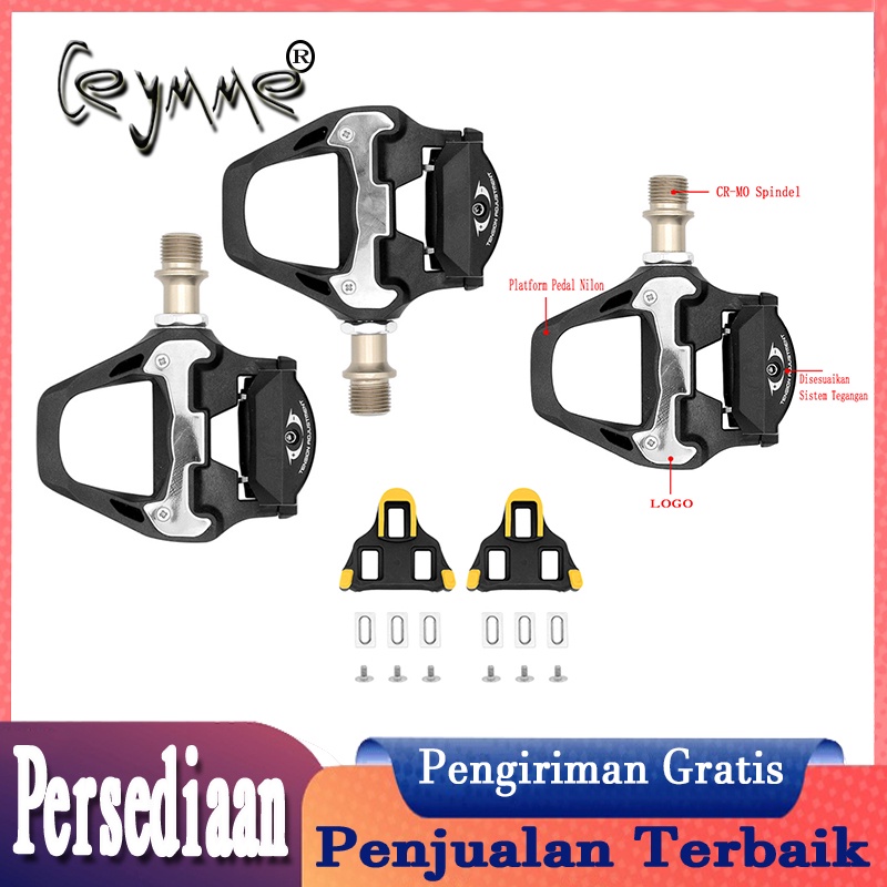 [Tersedia]Pedal Sepeda Original  / Pedal Sepeda Cleat / Pedal Sepeda Roadbike / Pedal sepeda Dewasa/