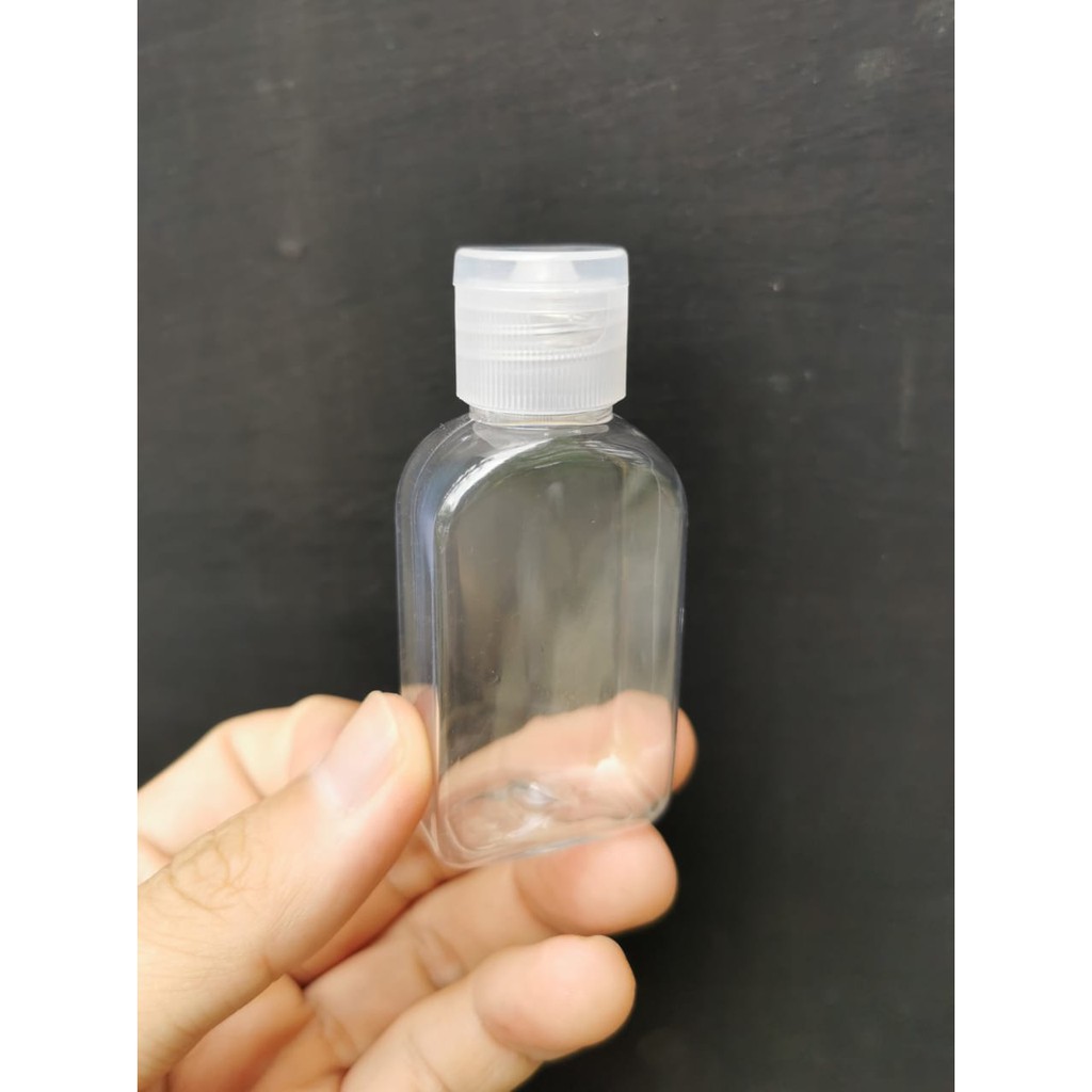 Botol PET 30 ml 30ml. FLIPTOP FLIP TOP Oval Carex antis Bening Clear Transparan.. 20