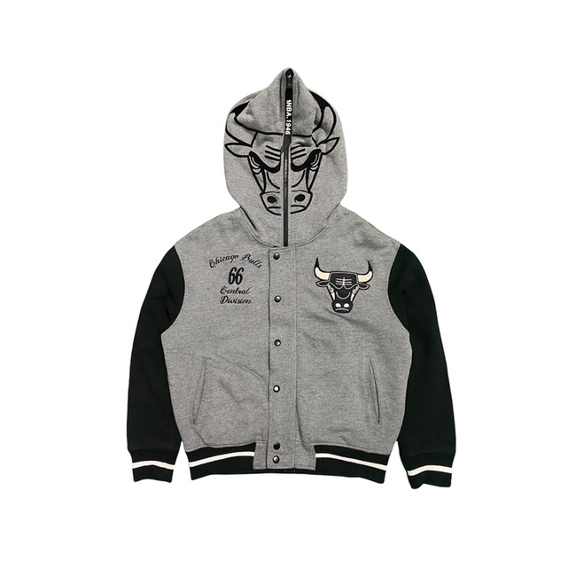 jaket varsity hoodie nba chicago bulls second original