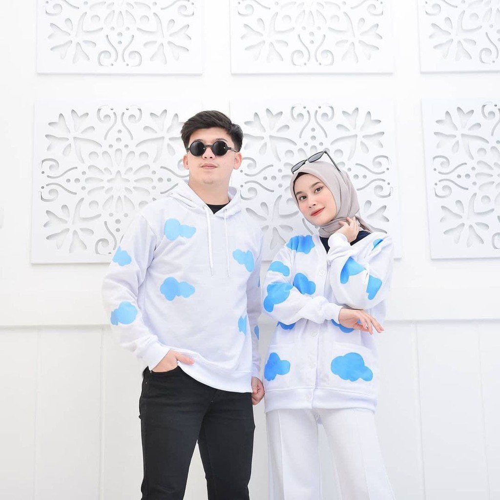 Nara Grosir - Cloud Sky Series l Sweater Polos l Sweater Pria dan Wanita