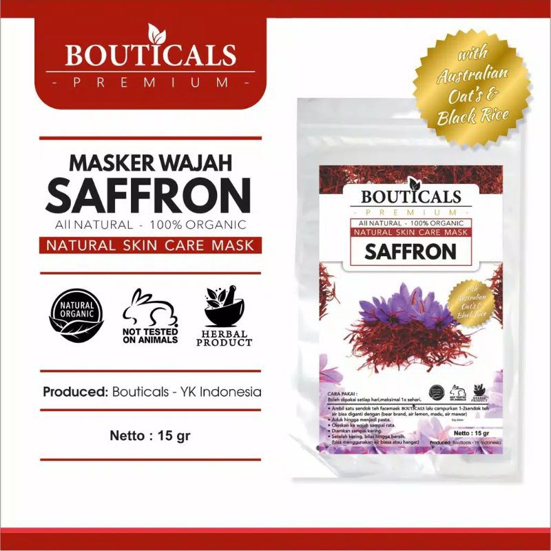 Masker wajah SAFFRON