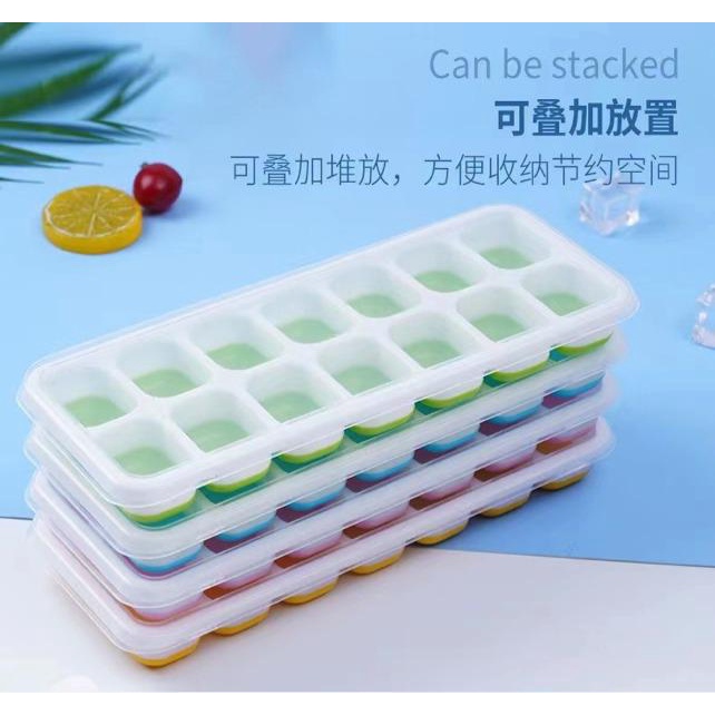 [UNIK88] Cetakan Es Batu + Penutup 36 Kotak Ice Cube Tray