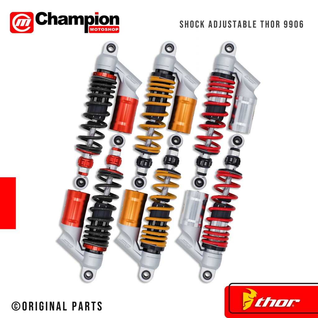 Shock Tabung Shockbreaker 280mm 310mm 320mm 340mm Adjustable Thor 9906