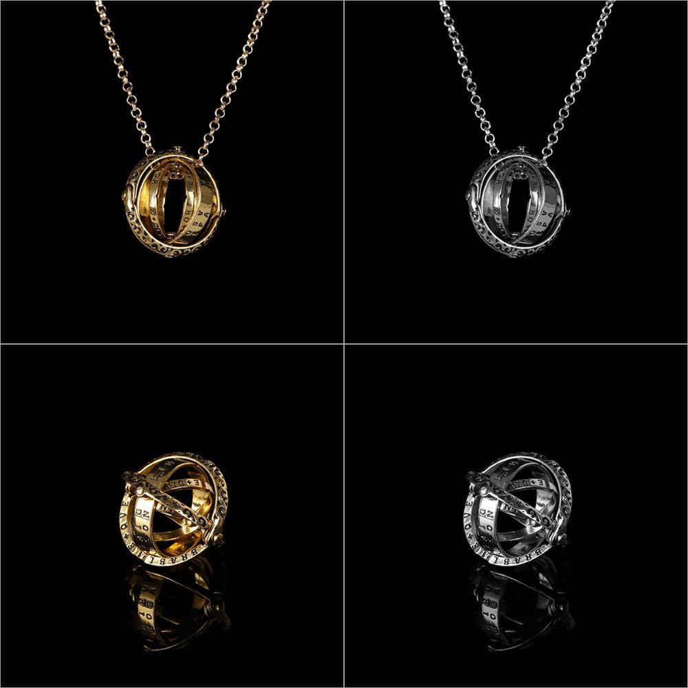 Lily Kalung Cincin Bola Astronomi Mode Cosmic Universe Rotating Clamshell