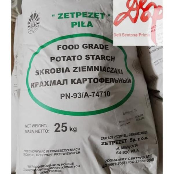 

POTATO STARCH/ TEPUNG KENTANG ZETPEZET SAK 25KG