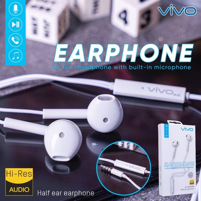 HF HEADSET OPPO RENO 4 &amp; VIVO XB-80 ORIGINAL 100% PACKING IMPORT