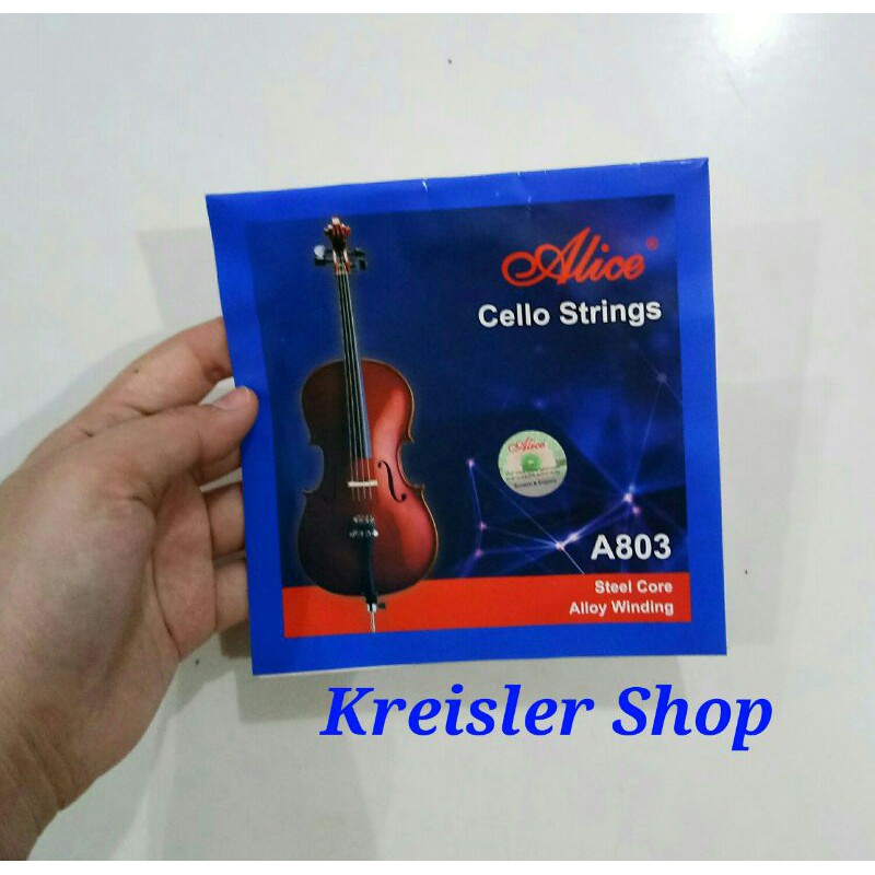 Senar Cello Alice 803 Alice A803 Cello strings 1 set isi 4 senar