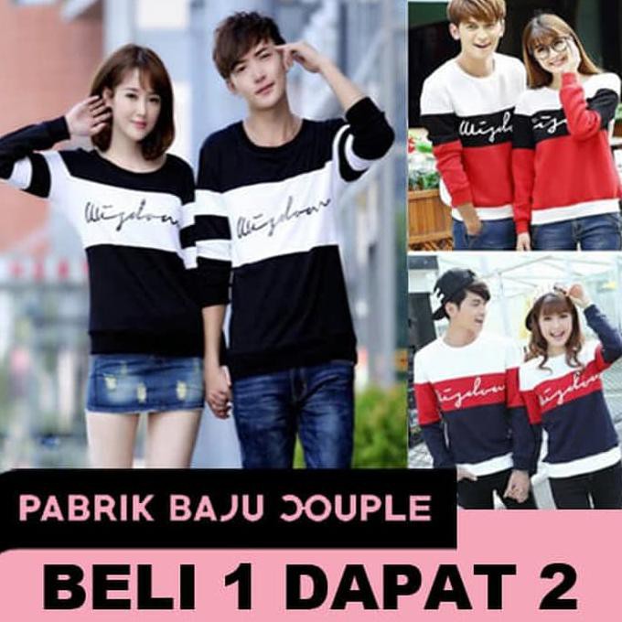 promo sweater couple cp wisdom hp terbaru