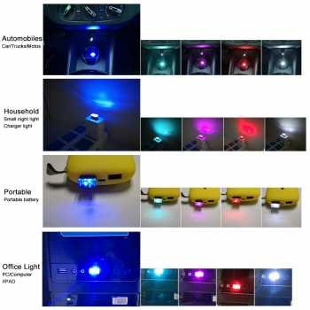 Lampu Interior Dekorasi Mobil LED USB