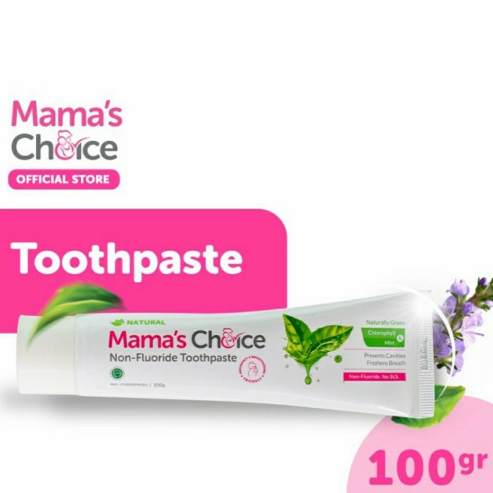 MAMA'S CHOICE Natural Toothpaste 100gr Pasta Gigi Ibu Hamil Menyusui