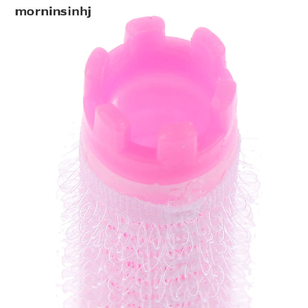 Mornin 10pcs Rol Pengeriting Rambut Bahan Plastik