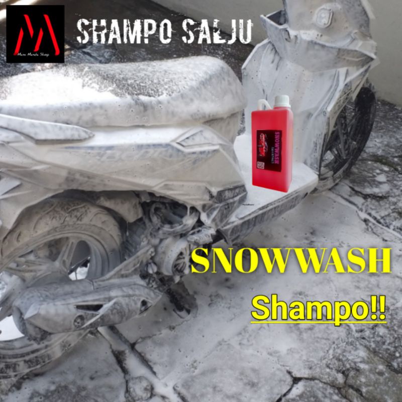 Snowwash 1 liter / shampo Mobil / Shampo Motor / Steam Salju