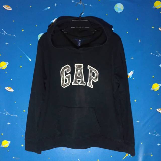 Hoodie GAP Hitam Original SOLD